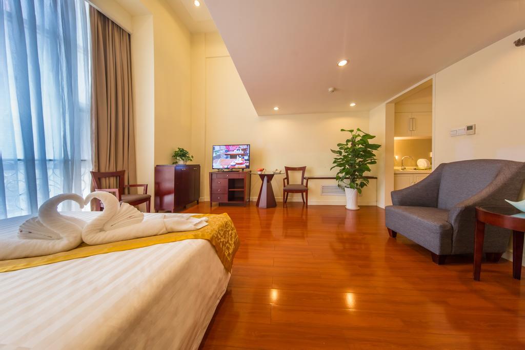 Yantai Meiya International Aparthotel Buitenkant foto